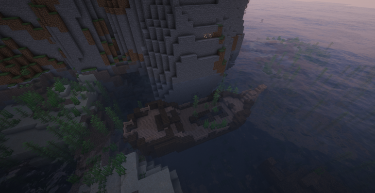 Затонувший корабль у спавна