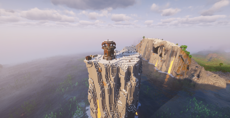 Аванпост на зубчатой скале