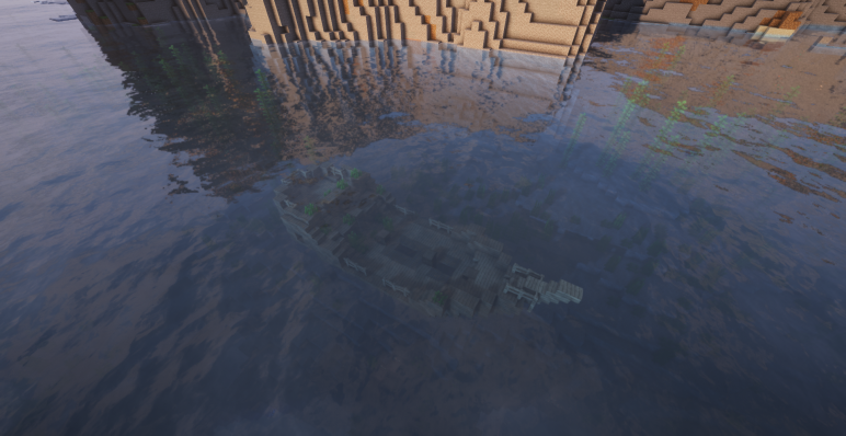 Второй корабль у противоположного берега