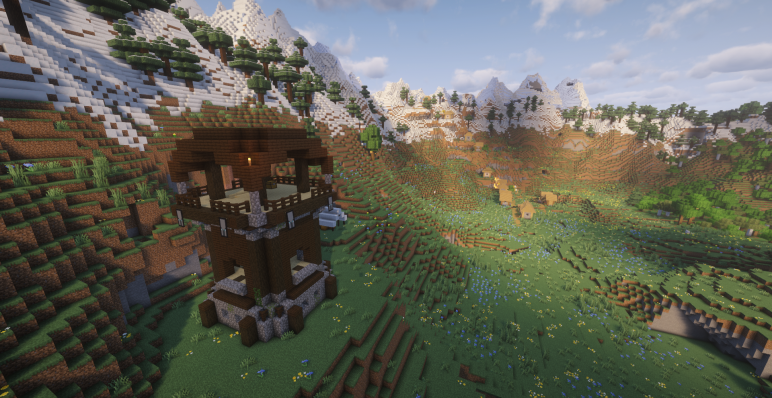 Второй аванпост напротив деревни