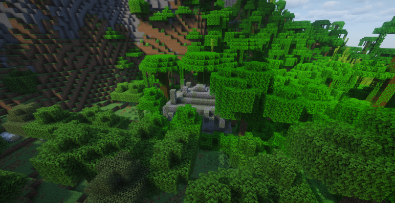 Храм джунглей за каменными вершинами