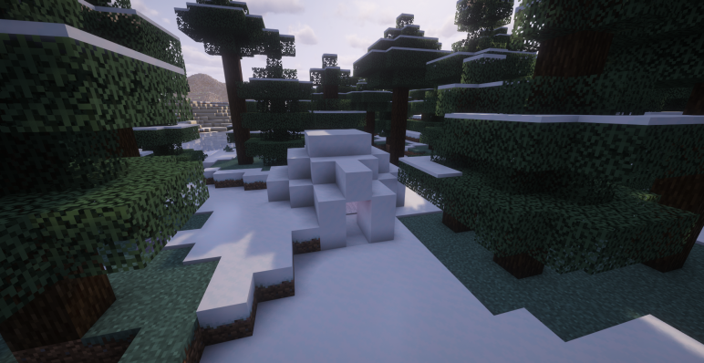 Иглу с подвалом