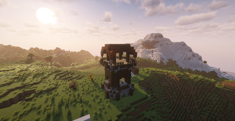 Аванпост разбойников у снежного холма