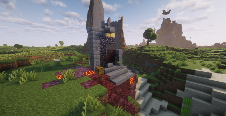 Разрушенный портал на материке