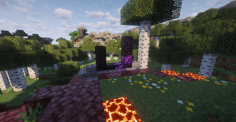 Первый разрушенный портал в реликтовом березняке