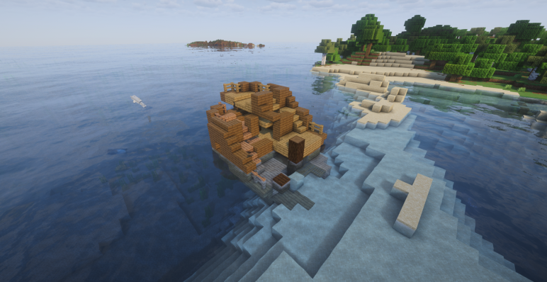 Почти сухопутный корабль с сокровищами