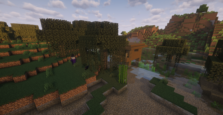 Одна из хижин ведьм рядом со спавном