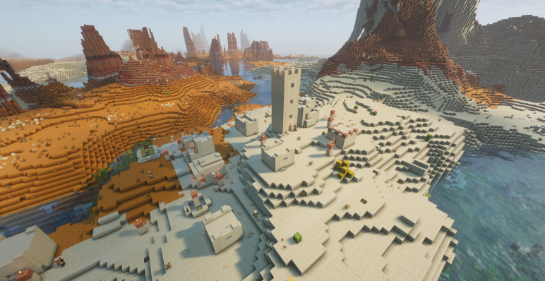 Деревня на берегу пустыни