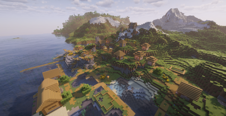 Деревня на берегу