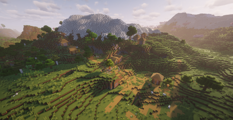 Деревня на равнинах