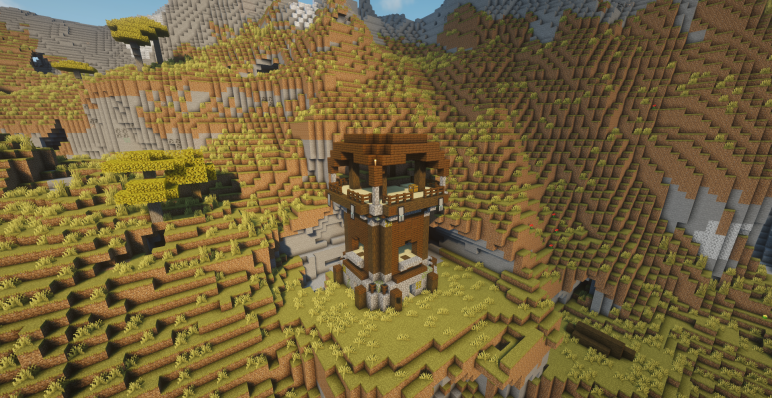 Аванпост разбойников у подножия каменного овала