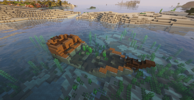 Плавающий корабль