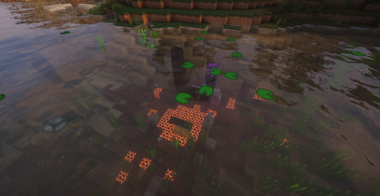 Подводный разрушенный портал