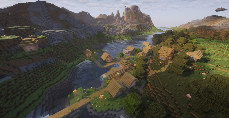 Разделенная рекой деревня