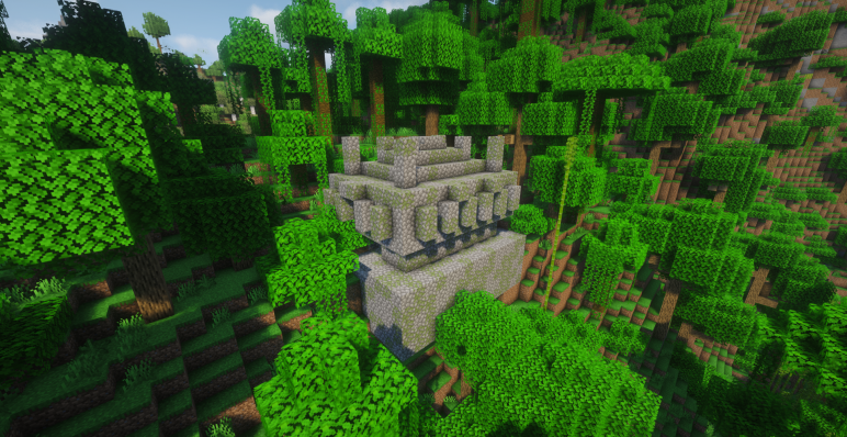 Храм джунглей на склоне