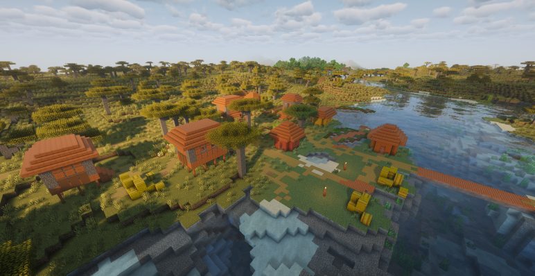 Саванна и еще одна деревня