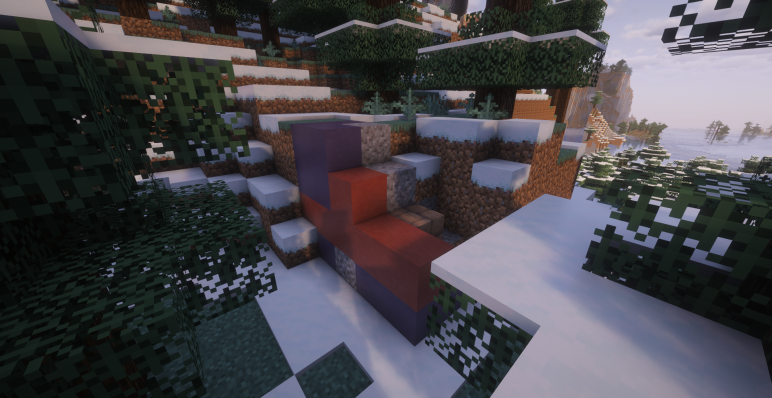 Руины под снегом