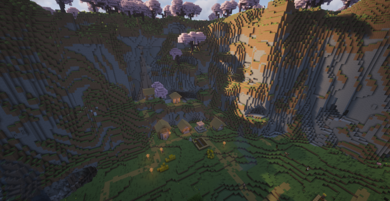 Поселение внутри вишневого круга