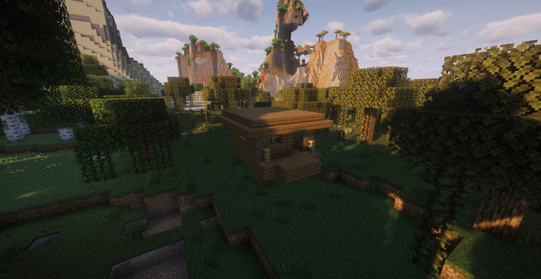 Болото и домик ведьмы