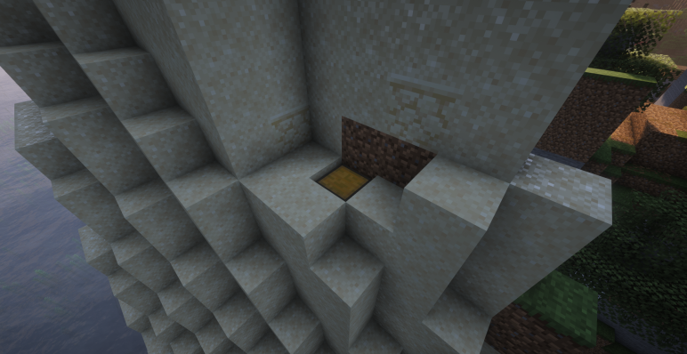 Сундук с сокровищами на вершине скалы