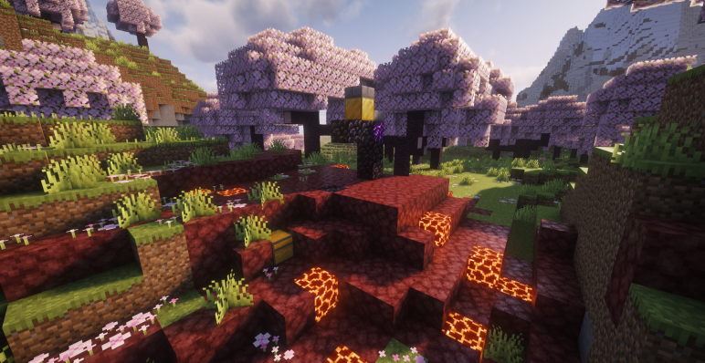 Портал среди вишневых деревьев